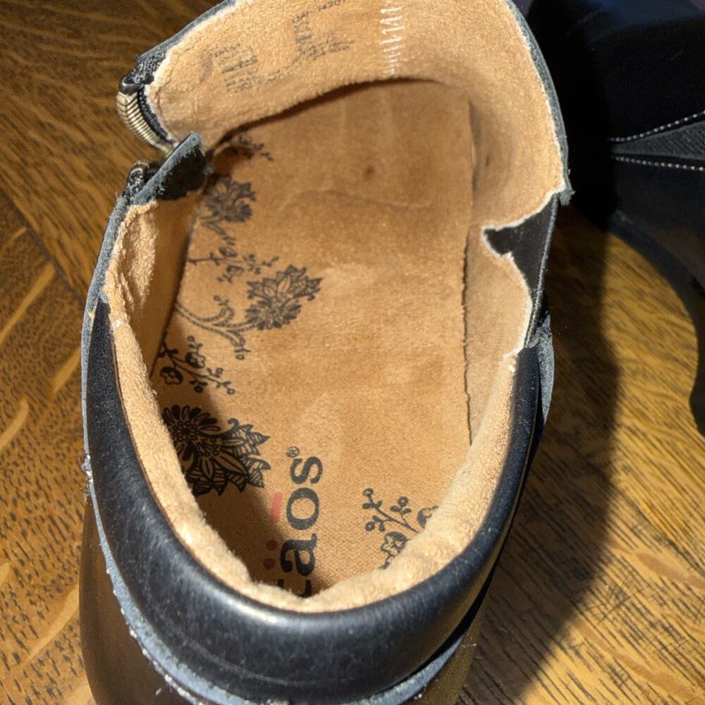 Taos Daily Women’s black leather ankle boots Size 7.5 Excellent Condition - Picture 10 of 16